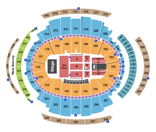 Madison Square Garden DMB Seating Chart
