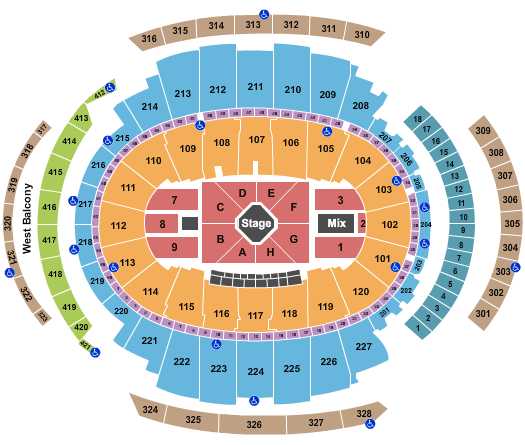 seating chart for Madison Square Garden - Kevin Hart - eventticketscenter.com