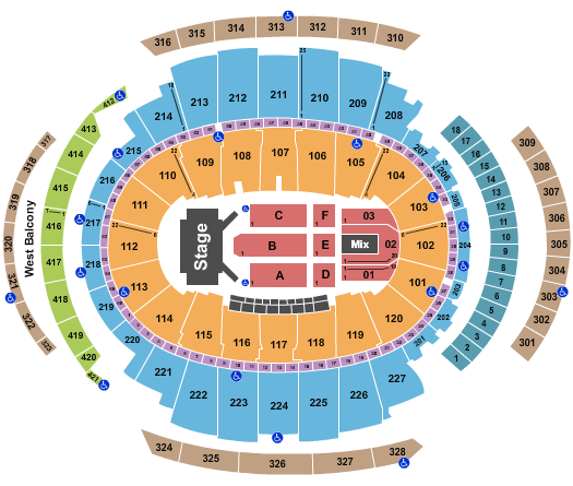 Madison Square Garden Luis Miguel Seating Chart