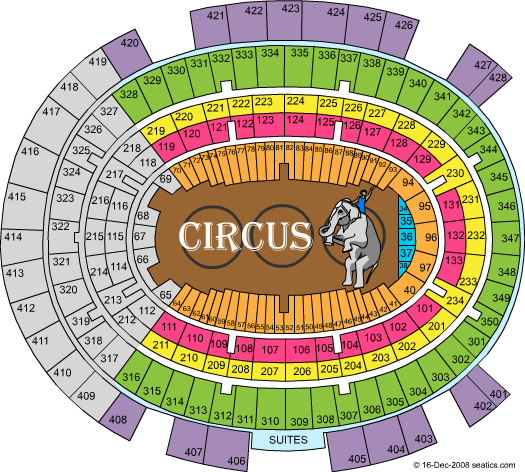 Madison Square Garden Ringling Brothers Seating Chart