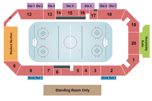 Union College Garnet Chargers vs. Quinnipiac Bobcats at M&T Bank Center – Schenectady, NY
