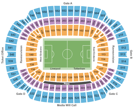 M&T Bank Stadium Soccer Seating Chart