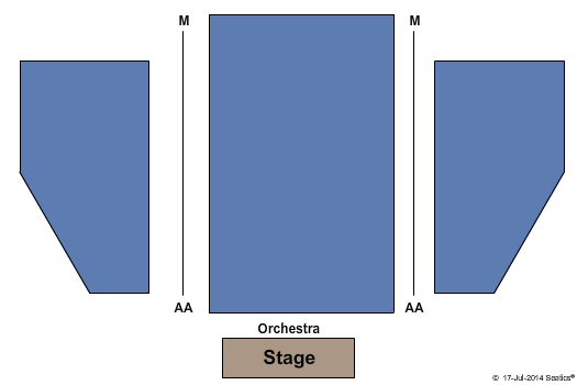 MTC Stage 1 At New York City Center End Stage Seating Chart