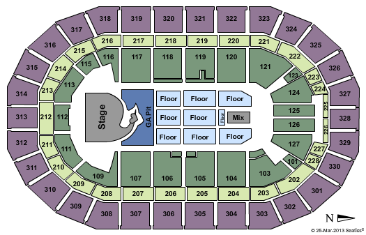 Canada Life Centre Pink Seating Chart