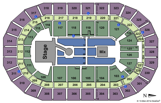 Canada Life Centre Queen Seating Chart