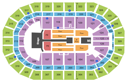 Canada Life Centre Lumineers Seating Chart