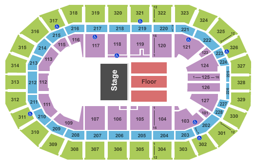 Canada Life Centre Concert 2 Seating Chart