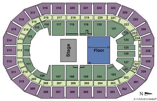 Canada Life Centre ZZ Top Seating Chart