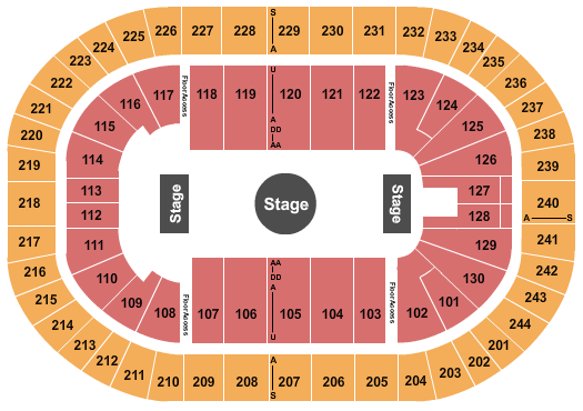 MVP Arena Ringling Bros Circus Seating Chart