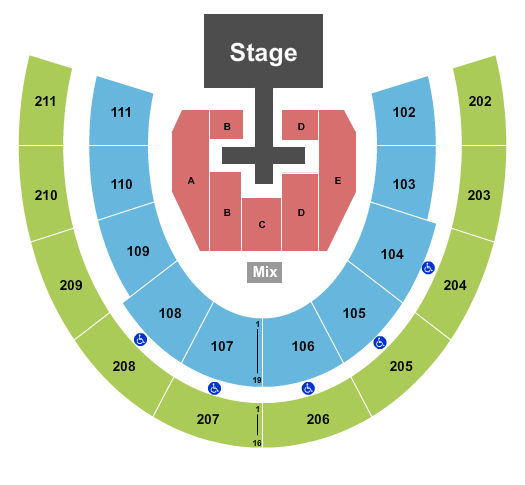 Mabee Center Chris Tomlin Seating Chart