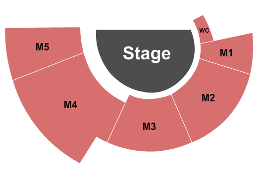 Mabee Theatre at Hooper-Schaefer Fine Arts Center End Stage Seating Chart