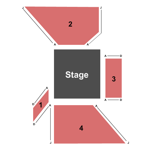 Mac-Haydn Theatre Endstage Seating Chart
