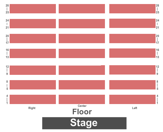 MacEwan Hall End Stage Seating Chart