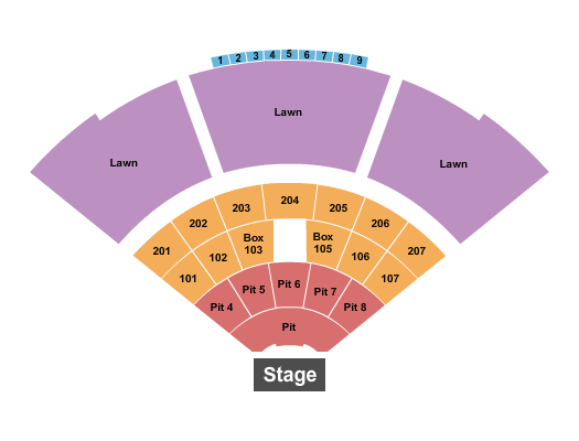 Macon Amphitheater Seating Chart