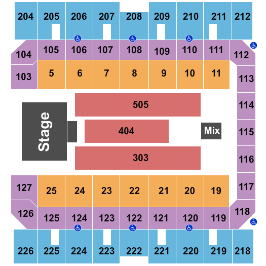 Macon Centreplex - Coliseum Alabama Seating Chart