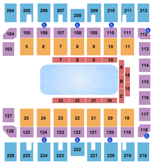Macon Centreplex Seating Chart
