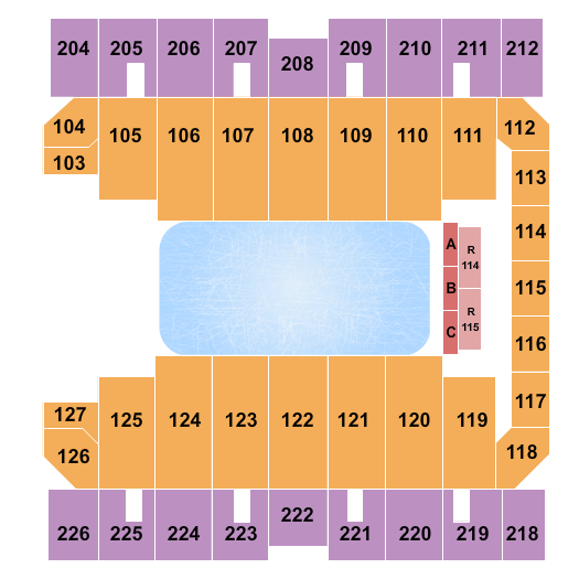 Macon Centreplex - Coliseum Disney On Ice Seating Chart