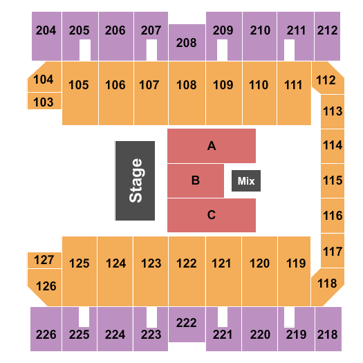 Macon Centreplex Seating Chart