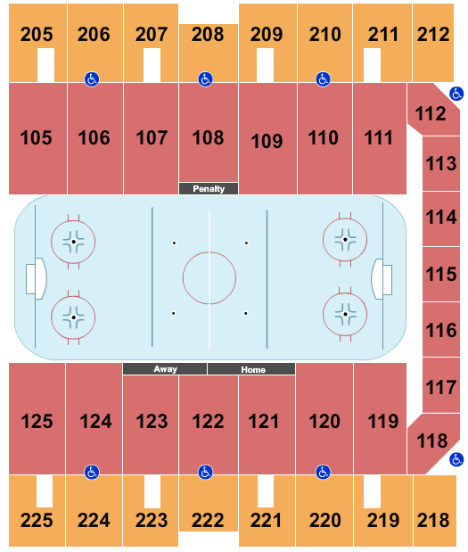 Seating Chart - Knoxville Ice Bears