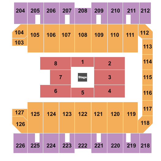 Macon Centreplex - Coliseum In Real Life Comedy Tour Seating Chart