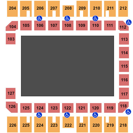 Macon Centreplex Coliseum Macon Ga Seating Chart