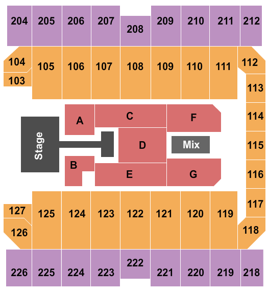 Macon Centreplex - Coliseum Chris Tomlin Seating Chart