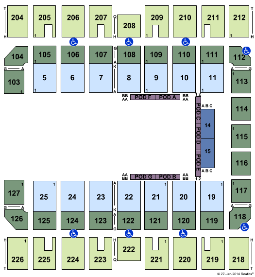 Macon Centreplex - Coliseum Circus Seating Chart