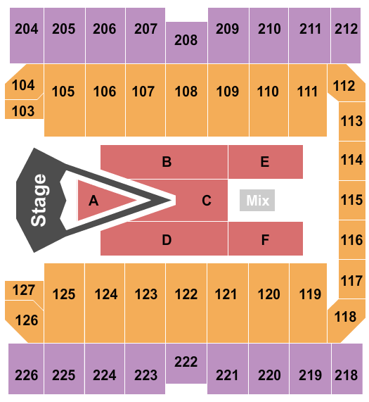 Macon Centreplex - Coliseum For King and Country Seating Chart