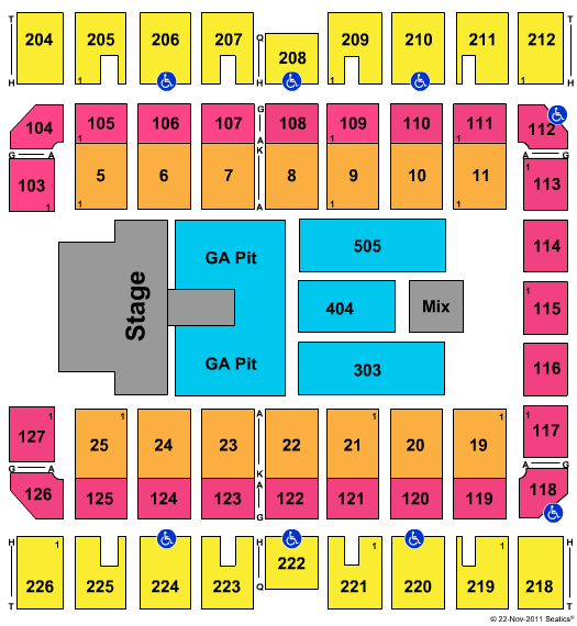 Macon Centreplex - Coliseum Miranda Lambert Seating Chart