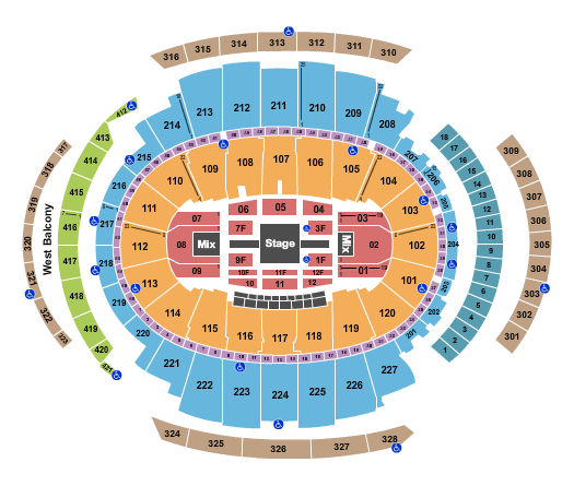 Madison Square Garden Bad Bunny Seating Chart
