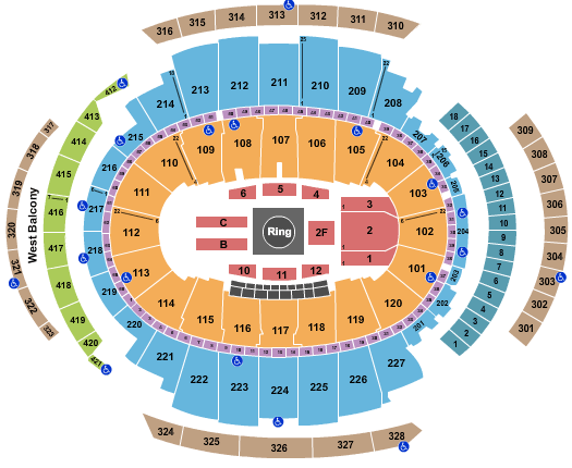 Madison Square Garden Bellator Seating Chart