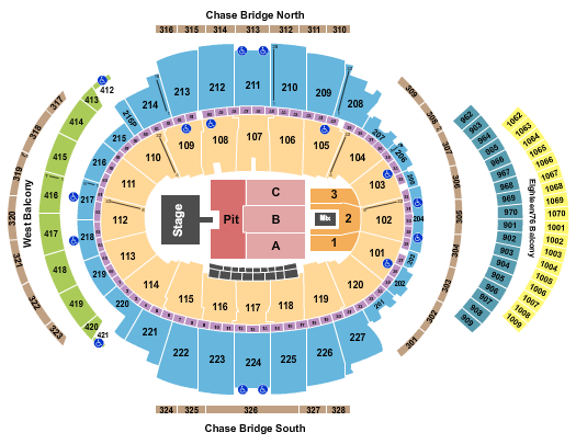 Madison Square Garden Cage The Elephant Seating Chart