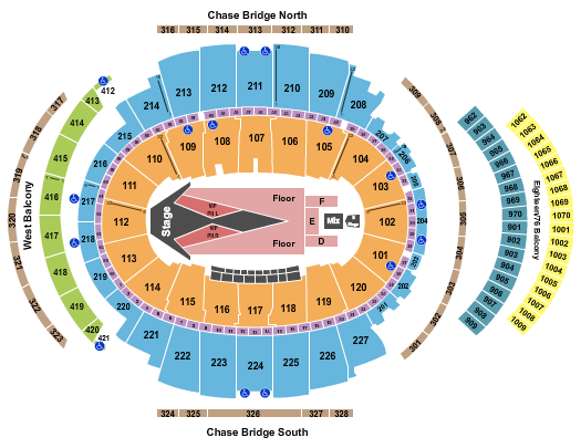 Madison Square Garden Carrie Underwood 2 Seating Chart