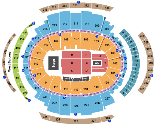 Madison Square Garden Chris Brown Seating Chart