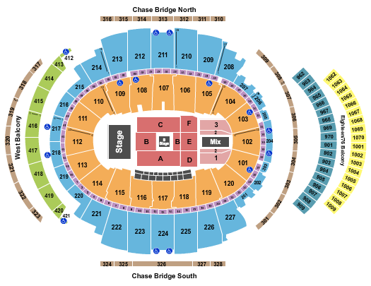 Madison Square Garden Cyndi Lauper Seating Chart