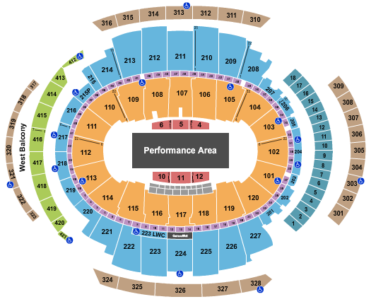 Madison Square Garden Dog Show 1 Seating Chart