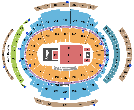 Madison Square Garden Doja Cat Seating Chart