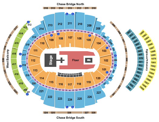 Madison Square Garden Dua Lipa Seating Chart