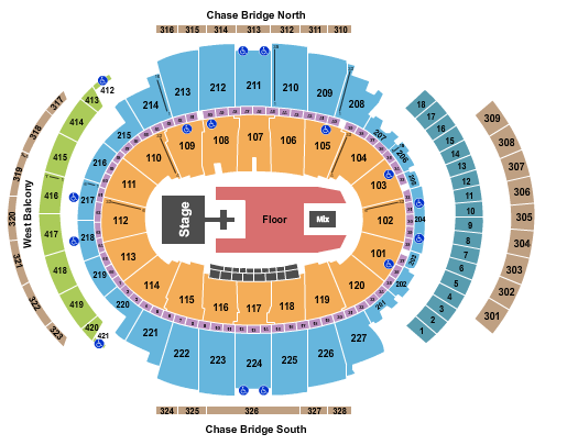 Madison Square Garden Dua Lipa Seating Chart