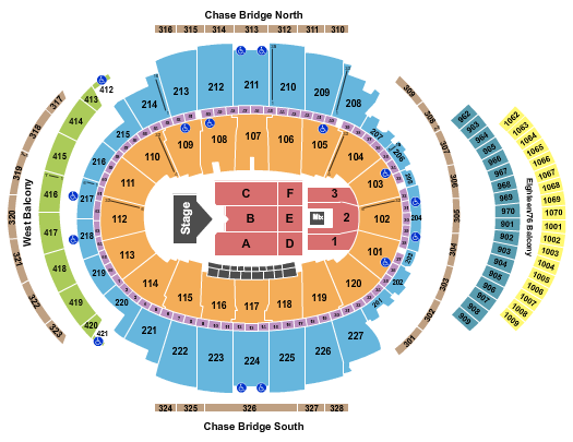 Madison Square Garden Jelly Roll Seating Chart