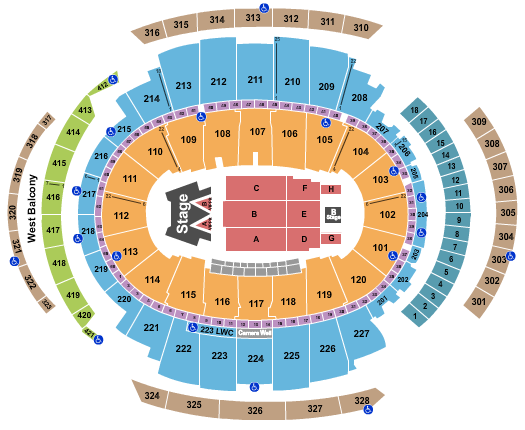 Madison Square Garden Maluma Seating Chart