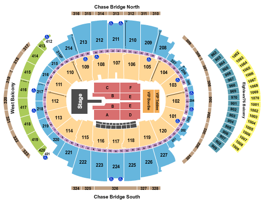 Madison Square Garden Mary J. Blige Seating Chart