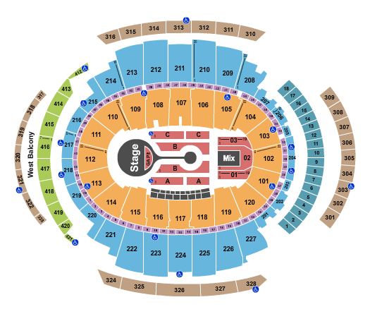 Madison Square Garden Michael Buble Seating Chart