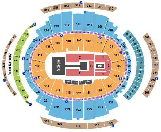 Madison Square Garden Micheal Buble 2 Seating Chart