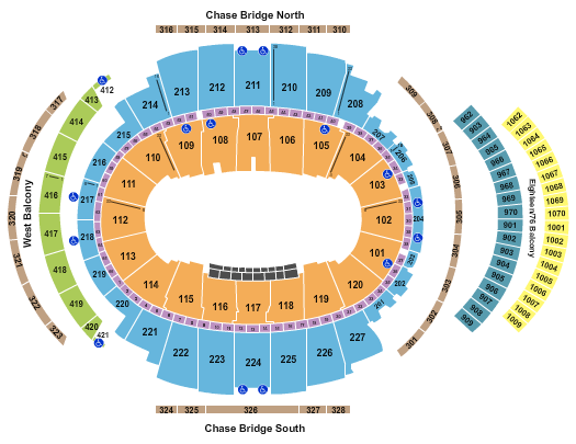 Madison Square Garden New York Knicks Watch Party Seating Chart