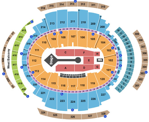 Madison Square Garden Ozuna Seating Chart
