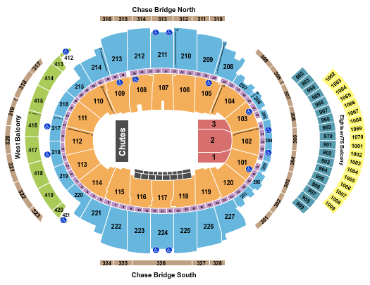 seating chart for Madison Square Garden - PBR - eventticketscenter.com