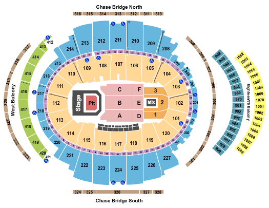 Madison Square Garden Panic! At The Disco 2 Seating Chart