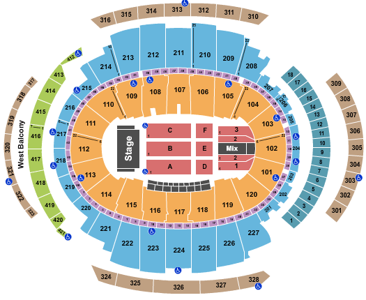 Madison Square Garden seating chart event tickets center