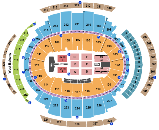 Madison Square Garden Post Malone Seating Chart